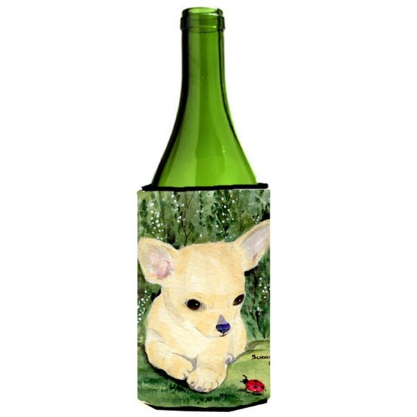 Carolines Treasures Chihuahua Wine bottle sleeve Hugger - SS1010LITERK