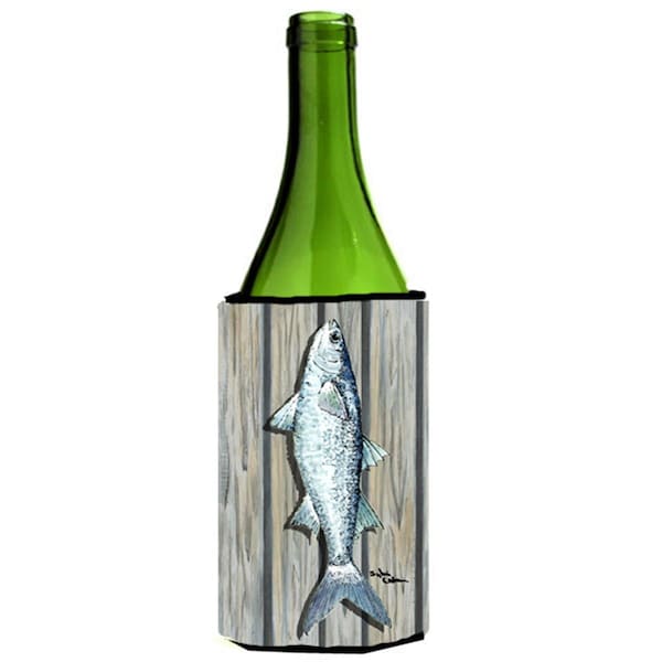 Carolines Treasures Fish Mullet Wine bottle sleeve Hugger - 8490LITERK