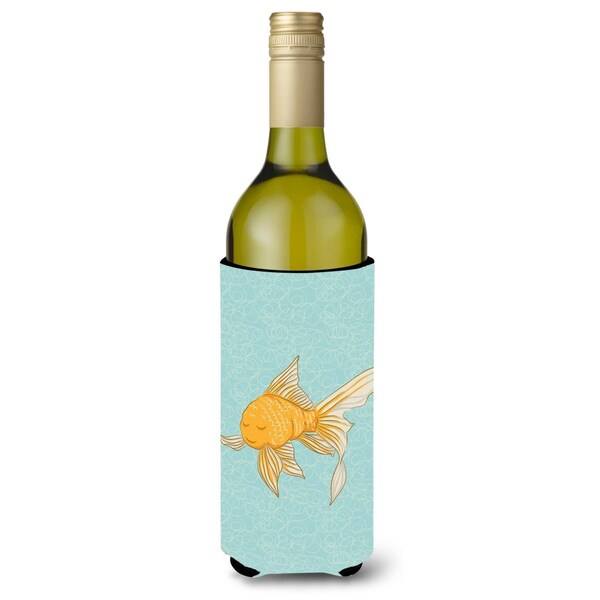 Carolines Treasures Gold Fish Wine Bottle Beverge Insulator Hugger - BB8579LITERK