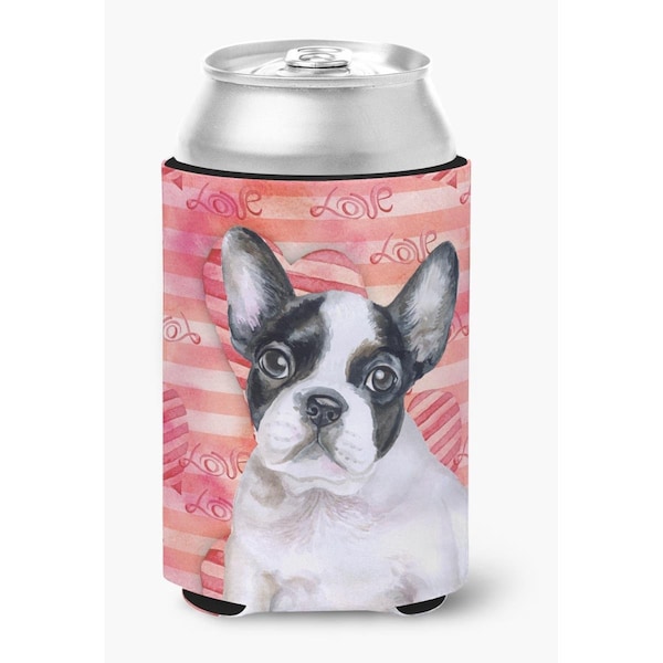 Carolines Treasures French Bulldog Black White Love Can or Bottle Hugger - BB9797CC
