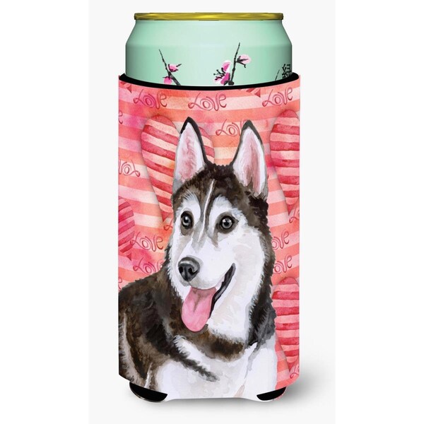 Carolines Treasures Siberian Husky No. 2 Love Tall Boy Beverage Insulator Hugger - BB9799TBC