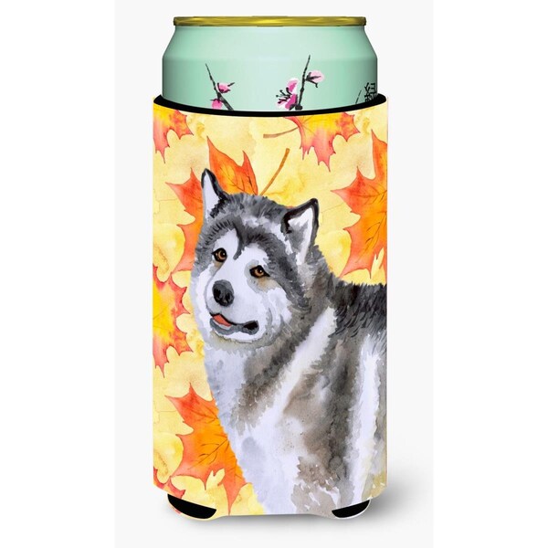 Carolines Treasures Alaskan Malamute Fall Tall Boy Beverage Insulator Hugger - BB9899TBC