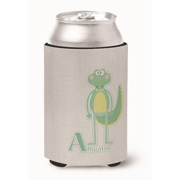 Carolines Treasures Alphabet A for Alligator Can or Bottle Hugger - BB5726CC