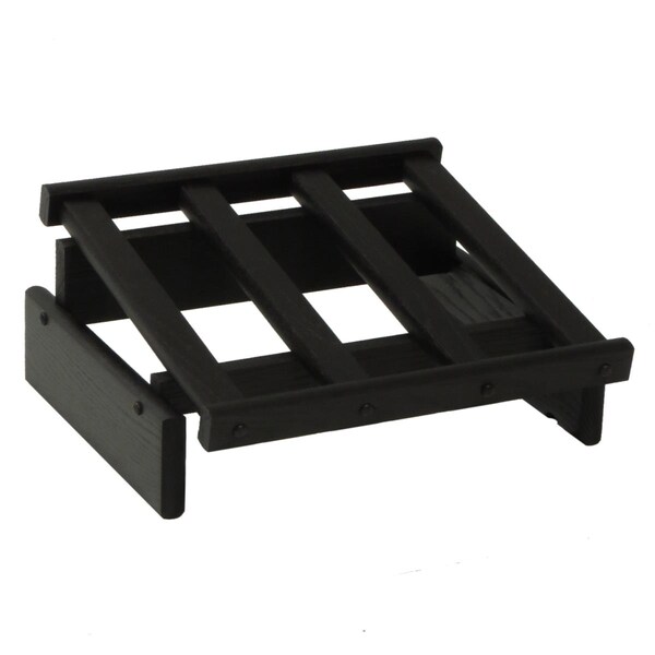 Wooden Mallet 3 Bottle Dakota Wine Display, Black - WRD3BK
