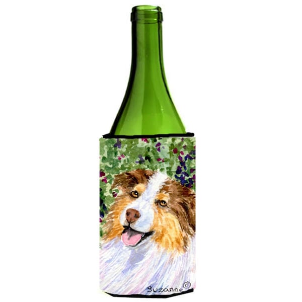Carolines Treasures Australian Shepherd Wine bottle sleeve Hugger - 24 Oz. - SS8819LITERK
