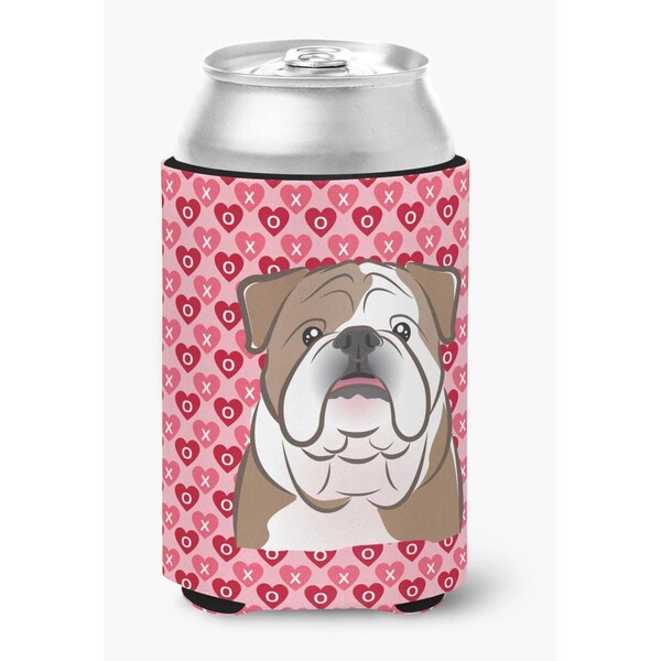 Carolines Treasures English Bulldog Hearts Can or Bottle Hugger - BB5289CC
