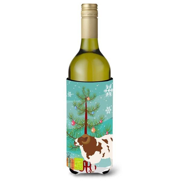 Carolines Treasures Jacob Sheep Christmas Wine Bottle Beverge Insulator Hugger - BB9342LITERK