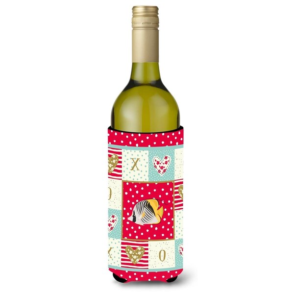 Carolines Treasures Butterfly Fish Love Wine Bottle Hugger - CK5466LITERK