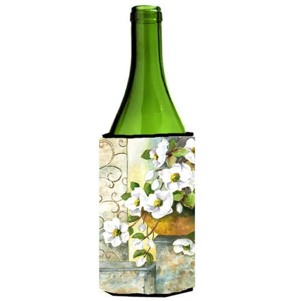 Carolines Treasures Dog Rose by Maureen Bonfield Wine Bottle Can cooler Hugger - BMBO0773LITERK