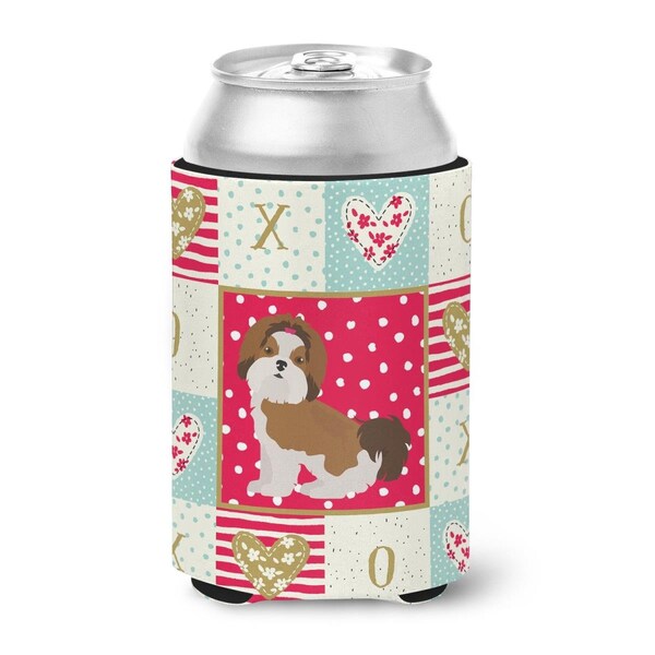 Carolines Treasures 12 oz Imperial Shih Tzu Puppy Cut Love Can or Bottle Hugger - CK5844CC