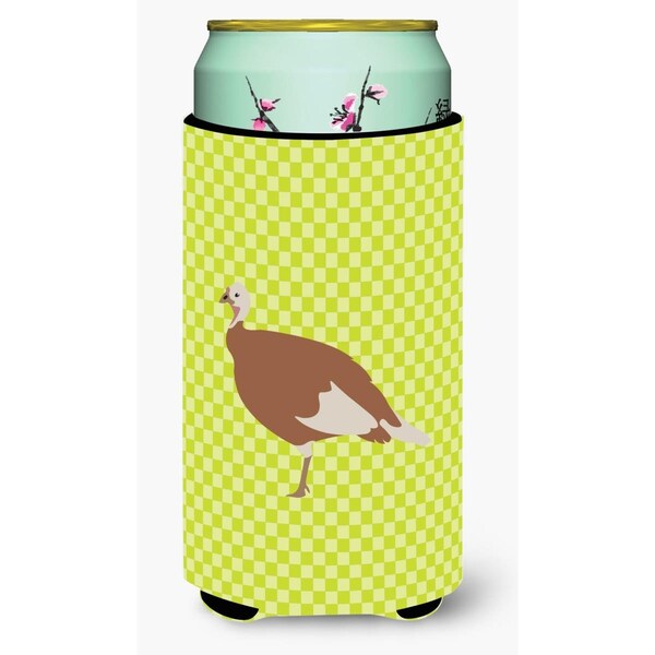 Carolines Treasures Jersey Buff Turkey Hen Green Tall Boy Beverage Insulator Hugger - BB7810TBC