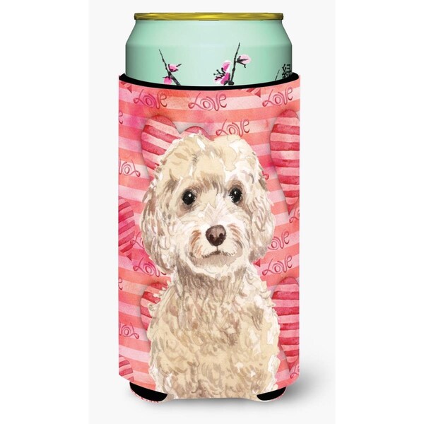 Carolines Treasures Champagne Cockapoo Love Tall Boy Beverage Insulator Hugger - BB9480TBC