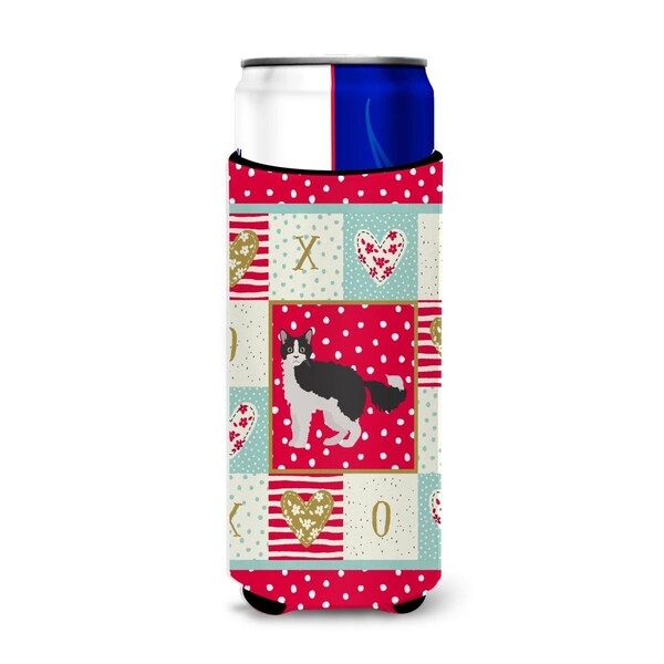 Carolines Treasures La Perm No.1 Cat Love Ultra Hugger for Slim Cans - CK5636MUK
