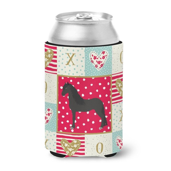 Carolines Treasures Friesian Horse Love Can or Bottle Hugger - CK5342CC