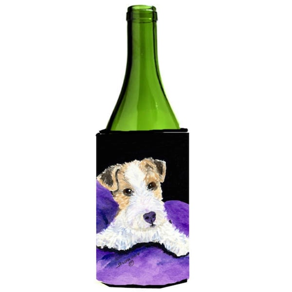 Carolines Treasures Fox Terrier Wine Bottle   Hugger - 24 oz. - SS8971LITERK
