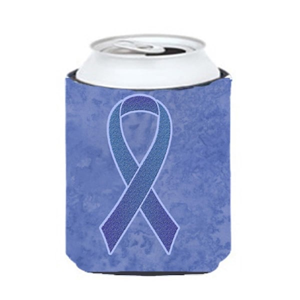 Carolines Treasures Periwinkle Blue Ribbon For Esophageal And Stomach Cancer Awareness Can Or Bottle Hugger- 12 Oz. - AN1208CC