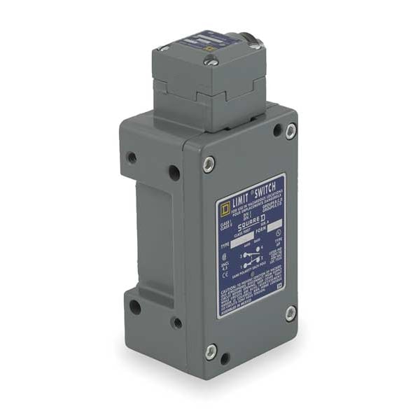 Interruptor de límite para ubicaciones peligrosas Telemecanique Sensors, con émbolo, 1NC/1NO, 10A @ 600V CA, Ubicación del actuador: Lateral - 9007CR53G
