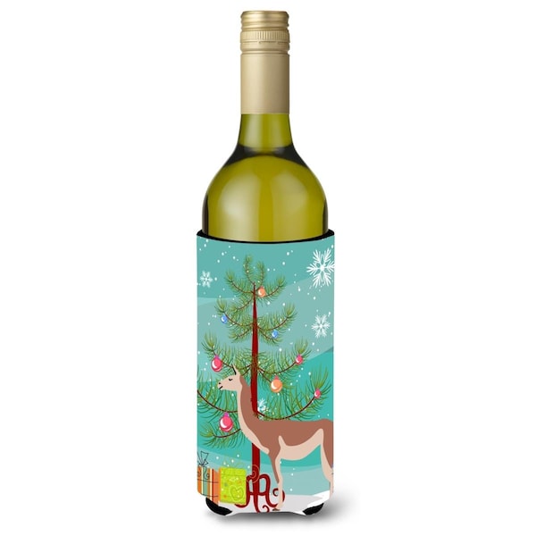 Carolines Treasures Guanaco Christmas Wine Bottle Beverge Insulator Hugger - BB9288LITERK