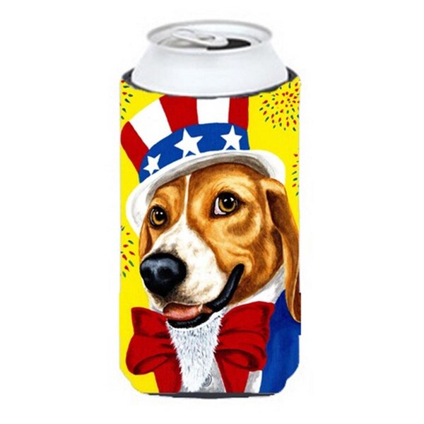 Carolines Treasures Unble Sams USA Beagle Tall Boy Can cooler Hugger - AMB1337TBC