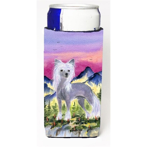 Carolines Treasures Chinese Crested Michelob Ultra bottle sleeves For Slim Cans - 12 oz. - SS8326MUK
