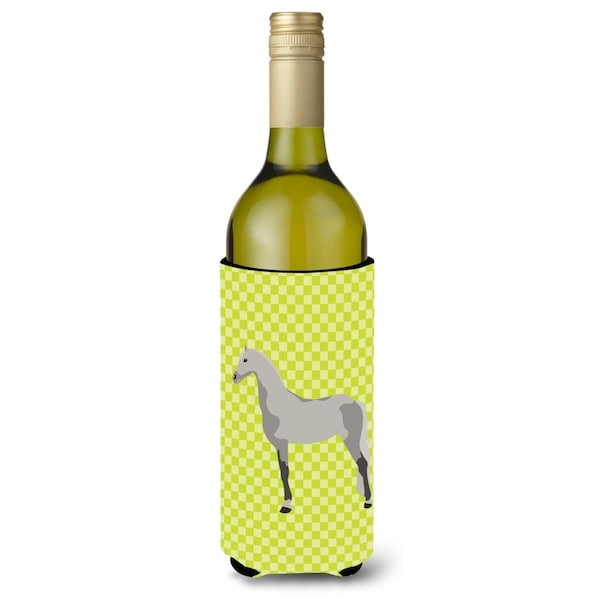 Carolines Treasures Orlov Trotter Horse Green Wine Bottle Beverge Insulator Hugger - BB7734LITERK