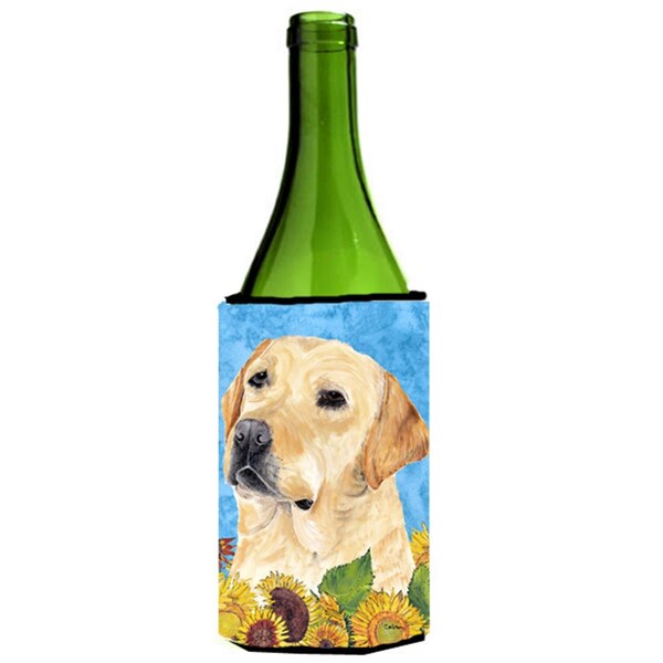 Carolines Treasures Labrador Wine bottle sleeve Hugger - 24 oz. - SC9056LITERK