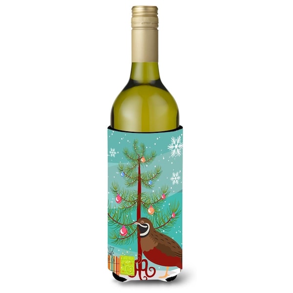 Carolines Treasures Chinese Painted or King Quail Christmas Wine Bottle Beverge Insulator Hugger - BB9323LITERK