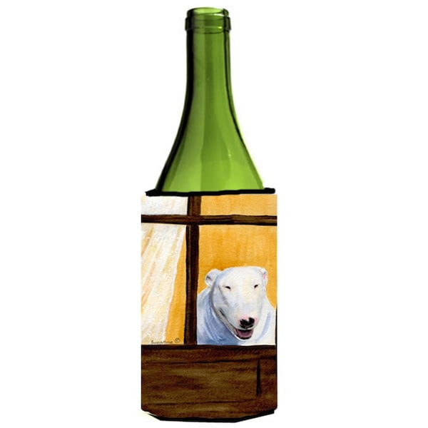 Carolines Treasures Bull Terrier Wine bottle sleeve Hugger - 24 oz. - SS8542LITERK