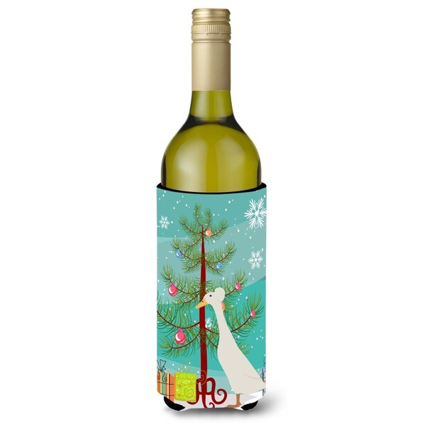 Carolines Treasures Bali Duck Christmas Wine Bottle Beverge Insulator Hugger - BB9226LITERK