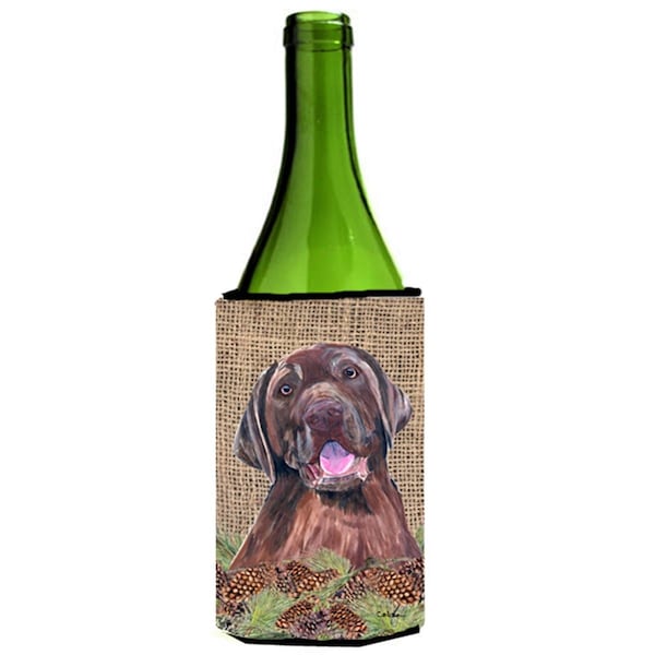 Carolines Treasures Labrador Wine bottle sleeve Hugger - 24 oz. - SC9039LITERK