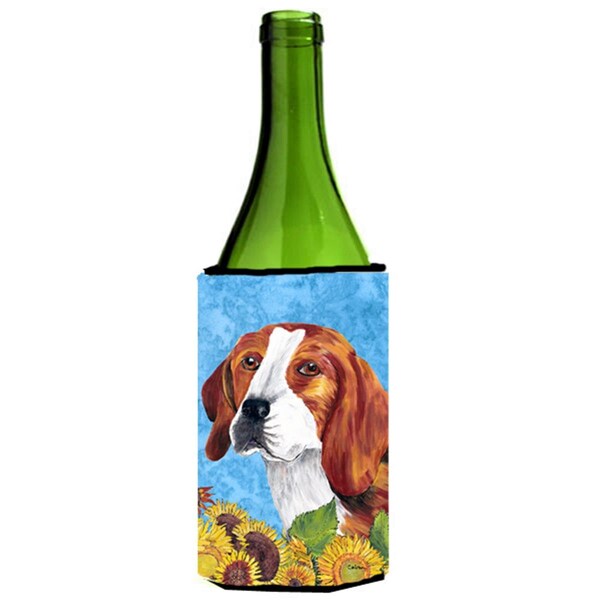 Carolines Treasures Beagle Wine bottle sleeve Hugger - 24 oz. - SC9067LITERK