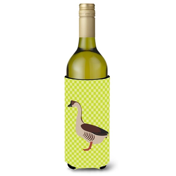 Carolines Treasures Chinese Goose Green Wine Bottle Beverge Insulator Hugger - BB7722LITERK