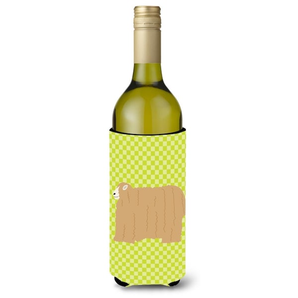 Carolines Treasures Lincoln Longwool Sheep Green Wine Bottle Beverge Insulator Hugger - BB7797LITERK