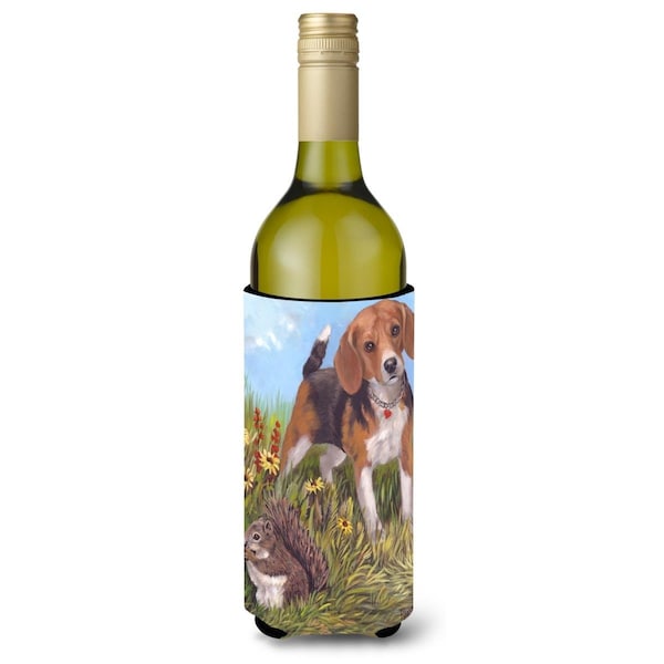 Carolines Treasures 24 oz Beagle Hunter Hunted Wine Bottle Hugger - PPP3016LITERK