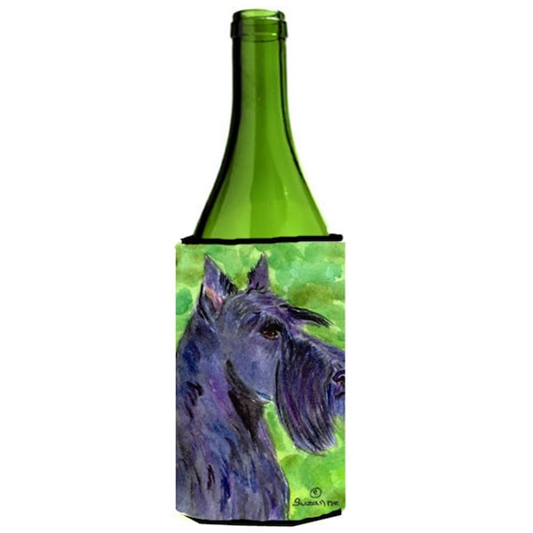 Carolines Treasures Scottish Terrier Wine bottle sleeve Hugger - 24 Oz. - SS8792LITERK