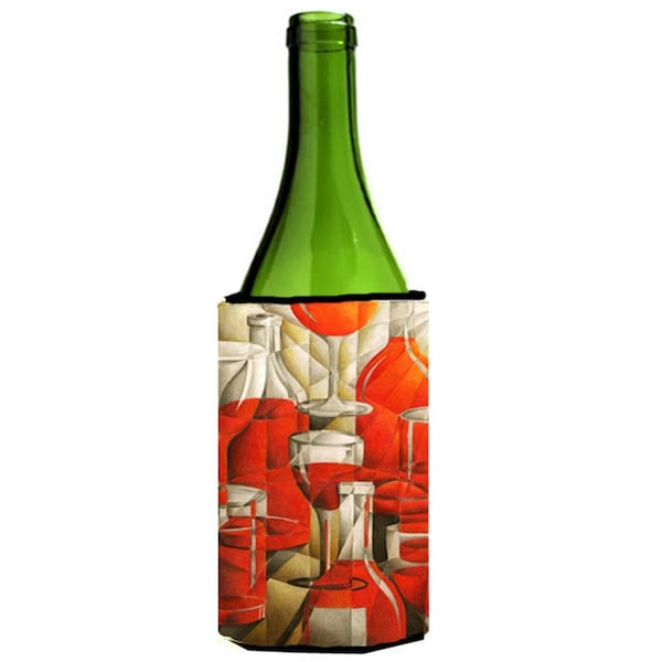 Carolines Treasures Red Wine Bottles & Glasses Wine Bottle Can cooler Hugger - BTBU0174LITERK