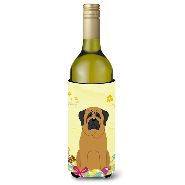 Carolines Treasures Easter Eggs Mastiff Wine Bottle Beverge Insulator Hugger - BB6018LITERK