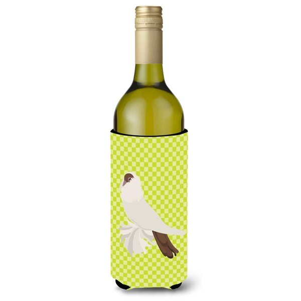 Carolines Treasures German Helmet Pigeon Green Wine Bottle Beverge Insulator Hugger - BB7770LITERK