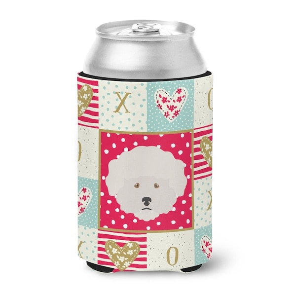 Carolines Treasures 12 oz Bichon Frise Love Can or Bottle Hugger - CK5185CC