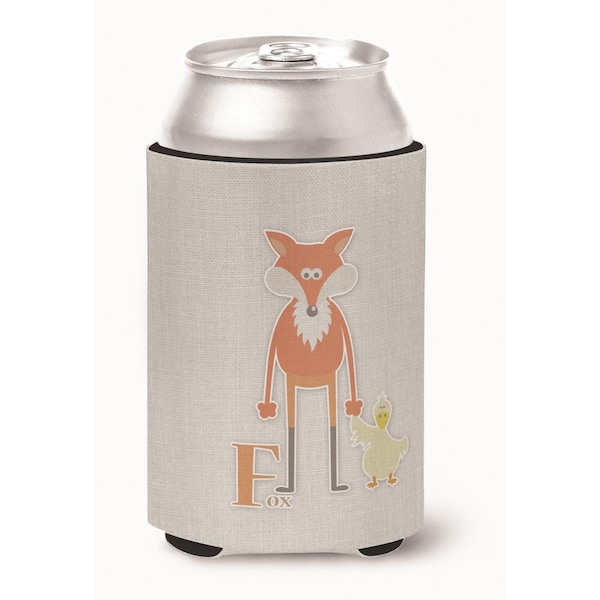 Carolines Treasures Alphabet F for Fox Can or Bottle Hugger - BB5731CC