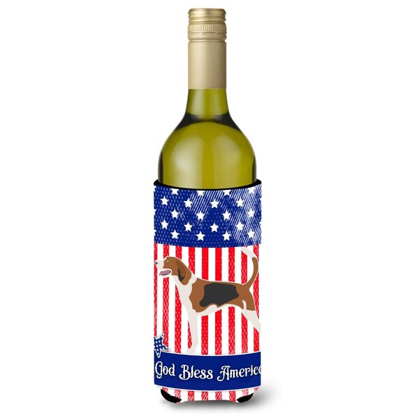 Carolines Treasures American Foxhound American Wine Bottle Beverge Insulator Hugger - BB8352LITERK