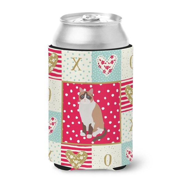 Carolines Treasures 12 oz Snowshoe Cat Love Can or Bottle Hugger - CK5791CC