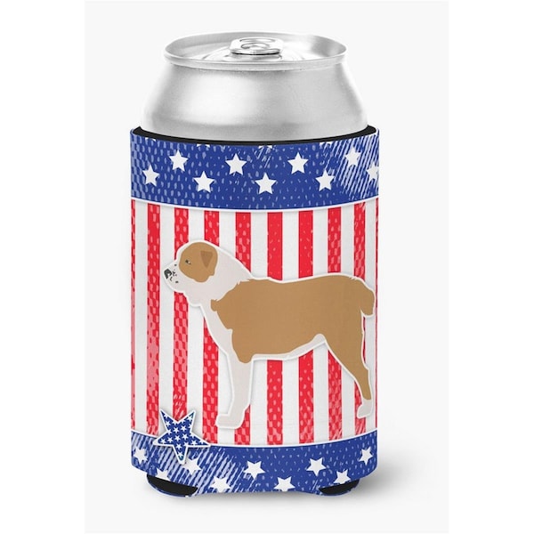 Carolines Treasures USA Patriotic Central Asian Shepherd Dog Can or Bottle Hugger - BB3328CC