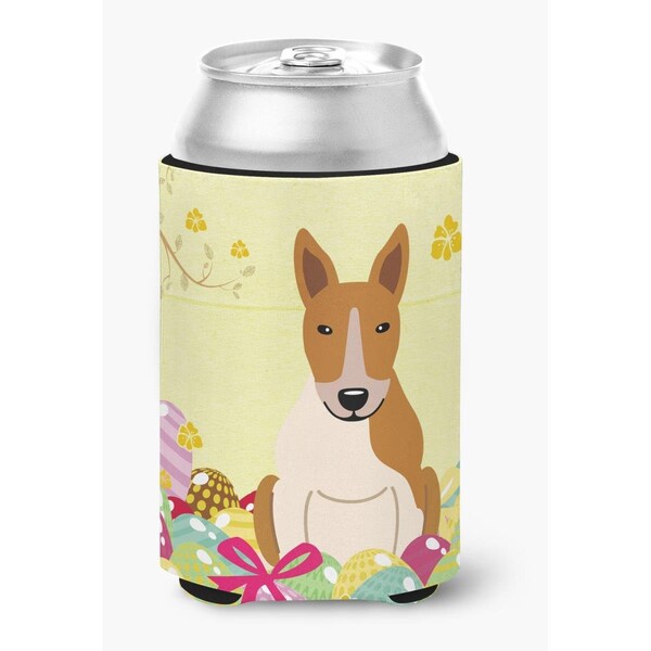 Carolines Treasures Easter Eggs Bull Terrier Red White Can or Bottle Hugger - BB6135CC
