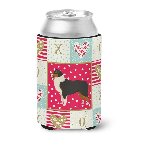 Carolines Treasures 12 oz Australian Shepherd Love Can or Bottle Hugger - CK5906CC