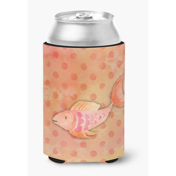 Carolines Treasures Orange Fish Watercolor Can or Bottle Hugger - BB7387CC