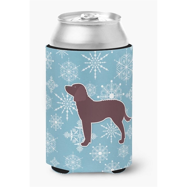 Carolines Treasures Winter Snowflake American Water Spaniel Can or Bottle Hugger - BB3501CC