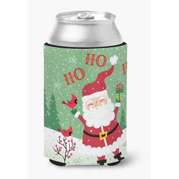 Carolines Treasures Merry Christmas Santa Claus Ho Ho Ho Can or Bottle Hugger - VHA3016CC