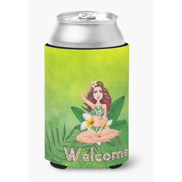 Carolines Treasures Welcome Lady in Bikini Summer Can or Bottle Hugger - BB7457CC