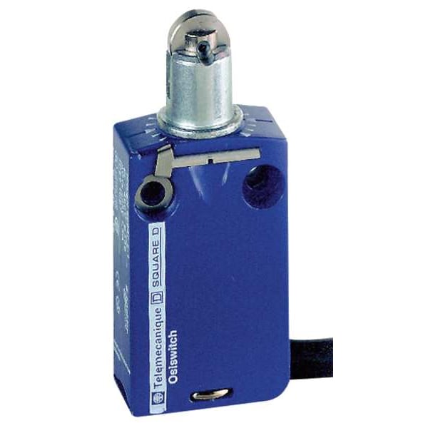 Interruptor de límite Telemecanique Sensors, Émbolo, Rodillo, 1NC/1NO, 6A @ 240V AC, Ubicación del actuador: Superior - XCMD2102L5
